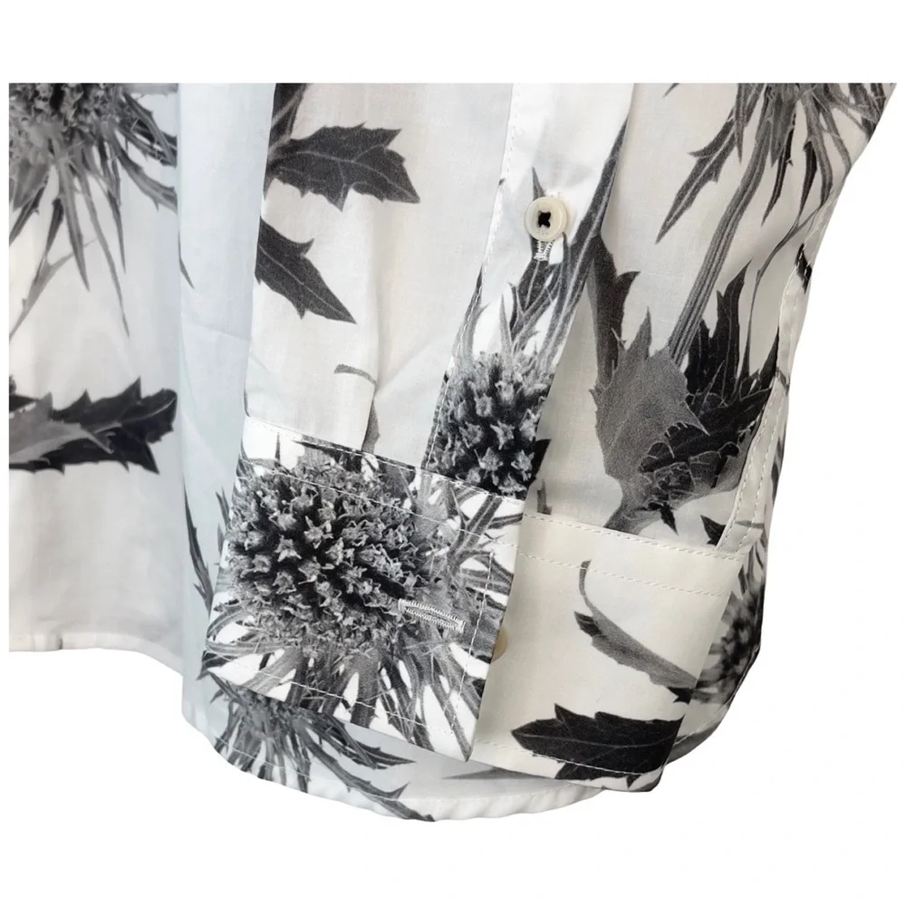 Ted Baker London Oldford Thistle Print Button-Up Shirt Size 6 (XXL) - Picture 14 of 15